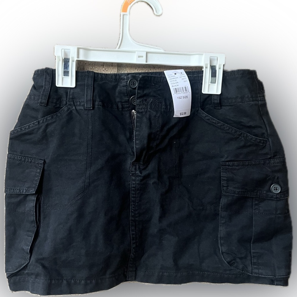 Black Brandy Melville Cargo Skirt